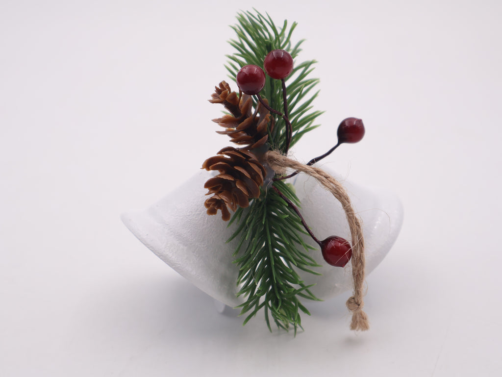 MODOVO Set of 12 Christmas Bell Ornament – Iron PVC-Coated Festive Hanging Décor