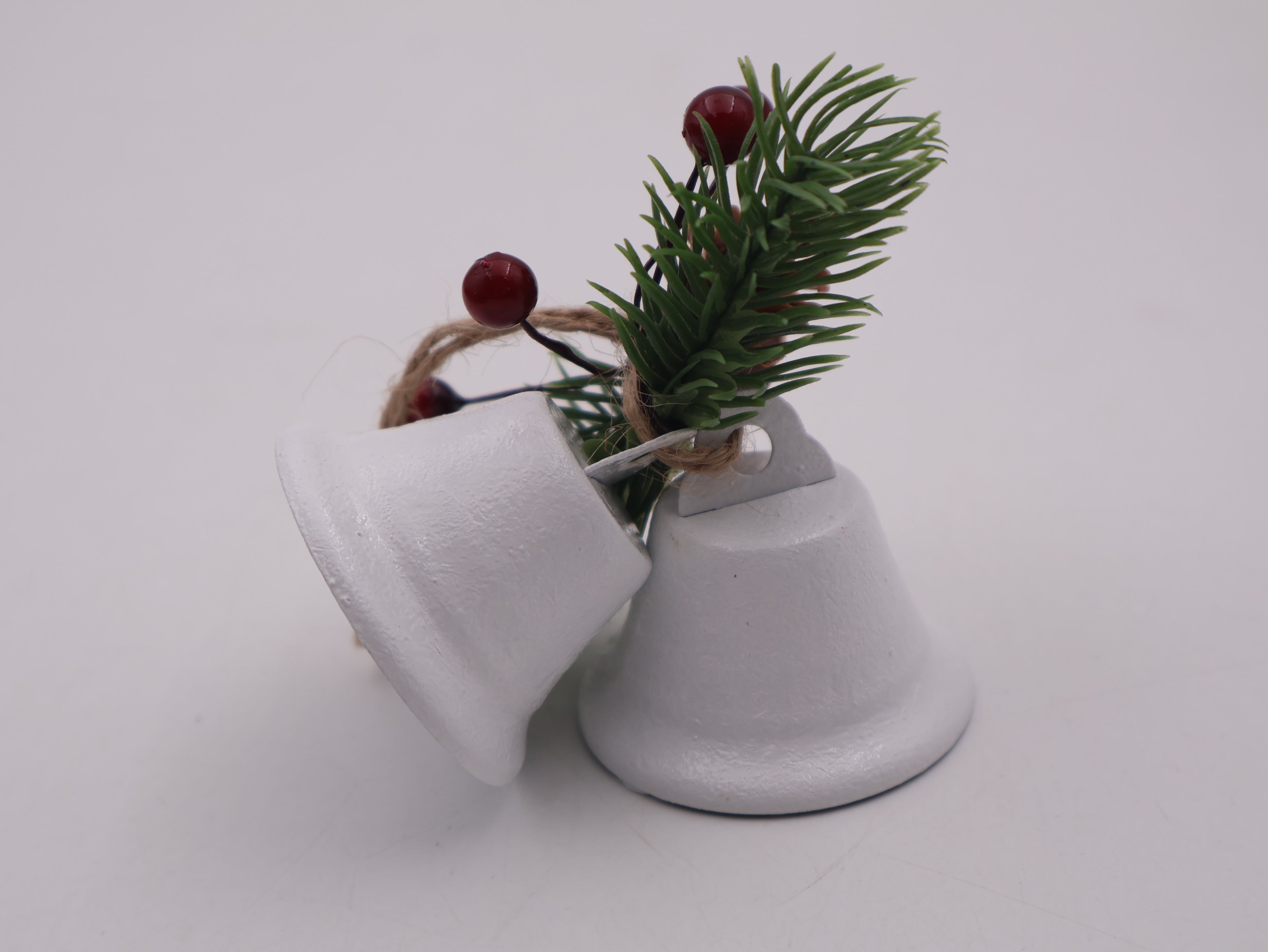 MODOVO Set of 12 Christmas Bell Ornament – Iron PVC-Coated Festive Hanging Décor